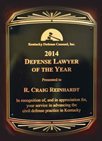 2014 Defense Lawyer of the Year | R. Craig Reinhardt